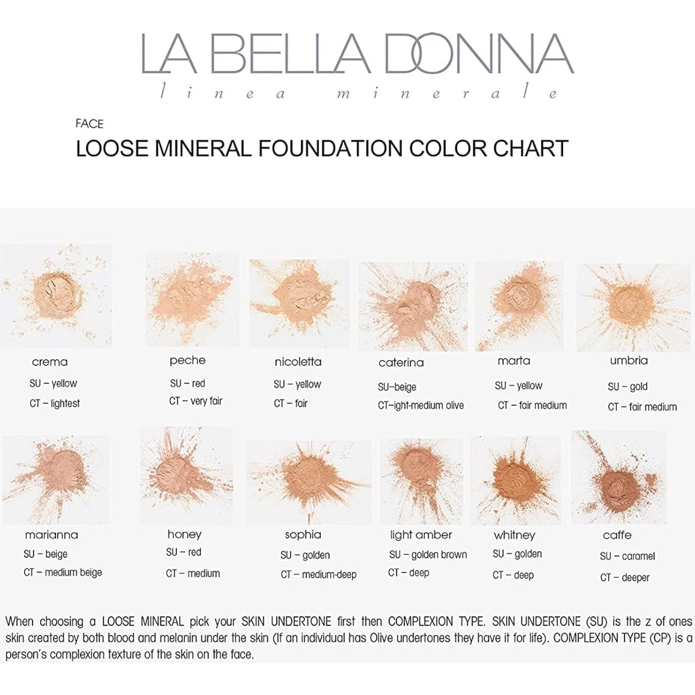 Base Mineral Suelta La Bella Donna SPF50 10g Caffe Natural