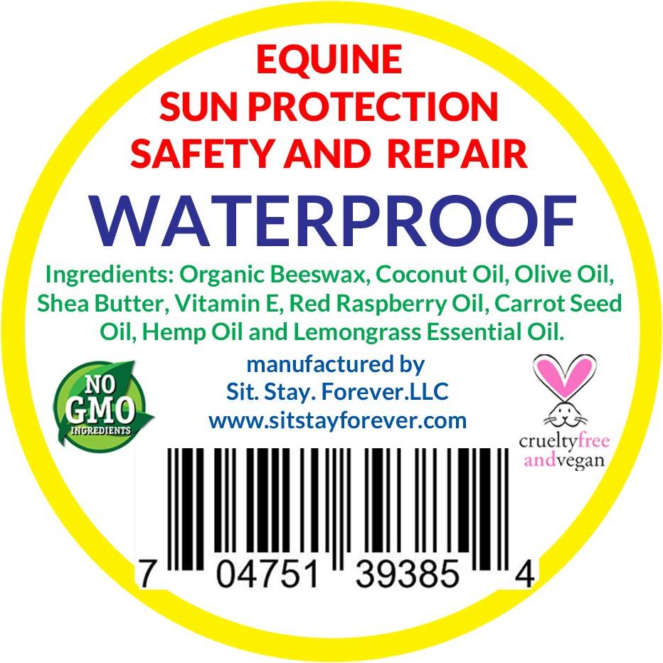 Protector Solar Orgánico Sit Stay Forever para Caballos 113.4 g