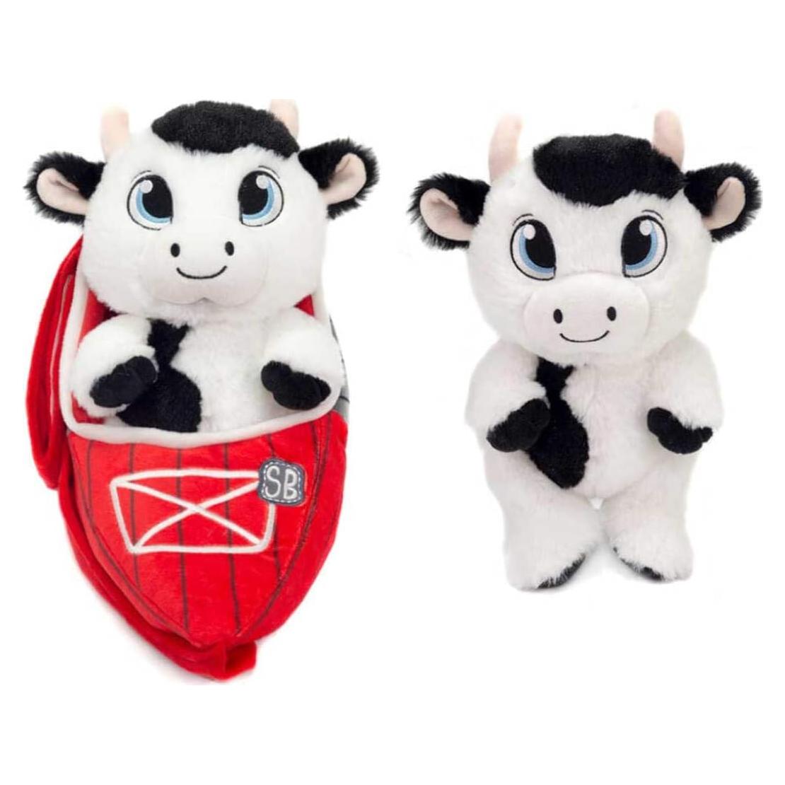 Fiesta Toys Vaca Envueltos Bebés - Peluche y Transportador