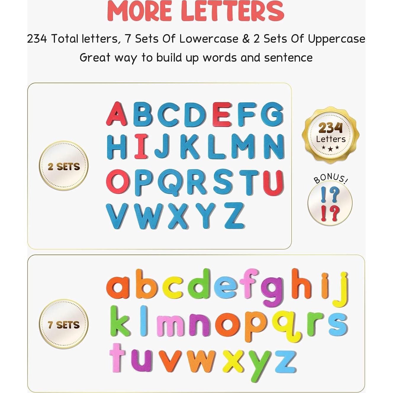 Kit de Letras Magnéticas Gamenote + Tablero Montessori 15 en 1