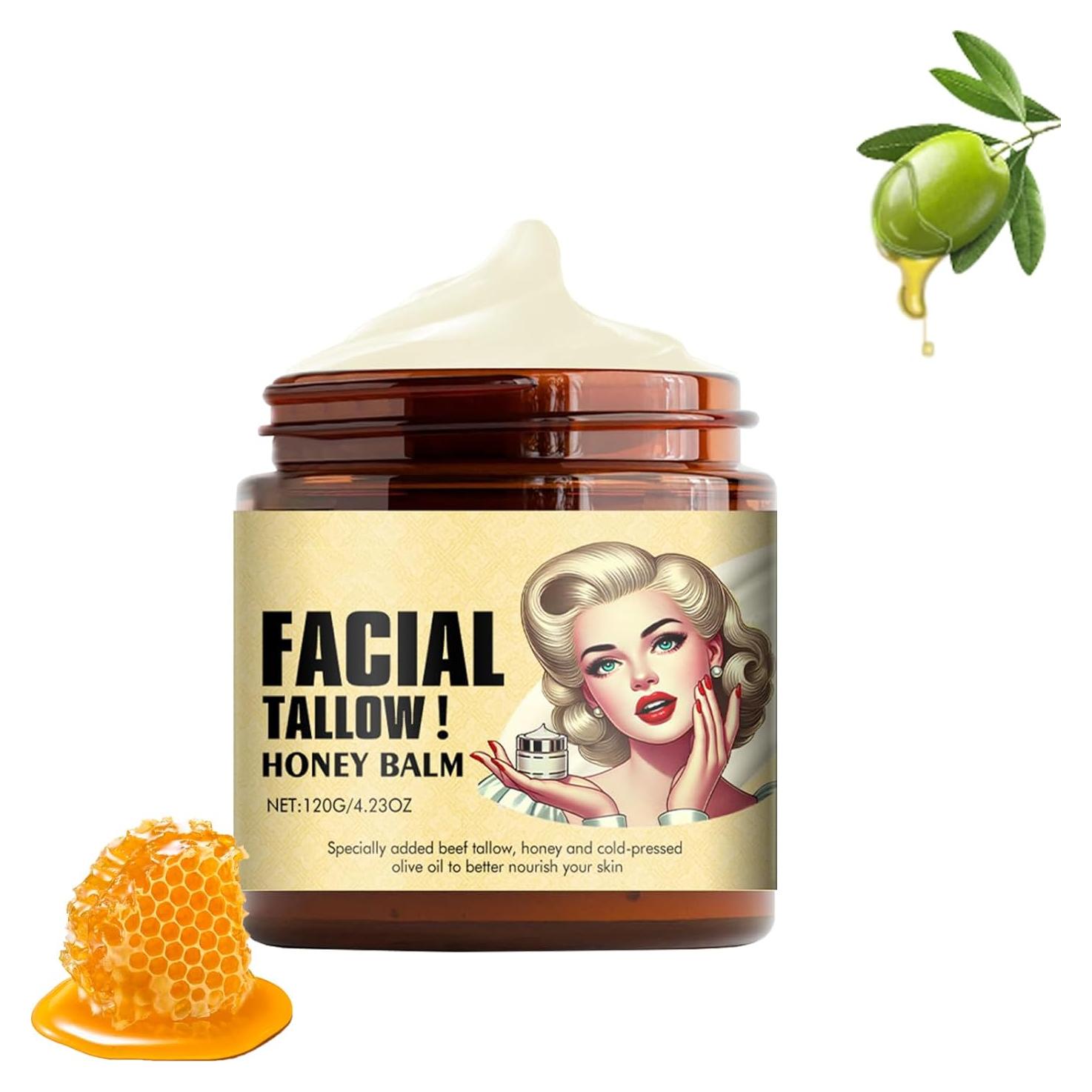 Bálsamo Facial y Corporal de Tallow de Res y Miel 136g
