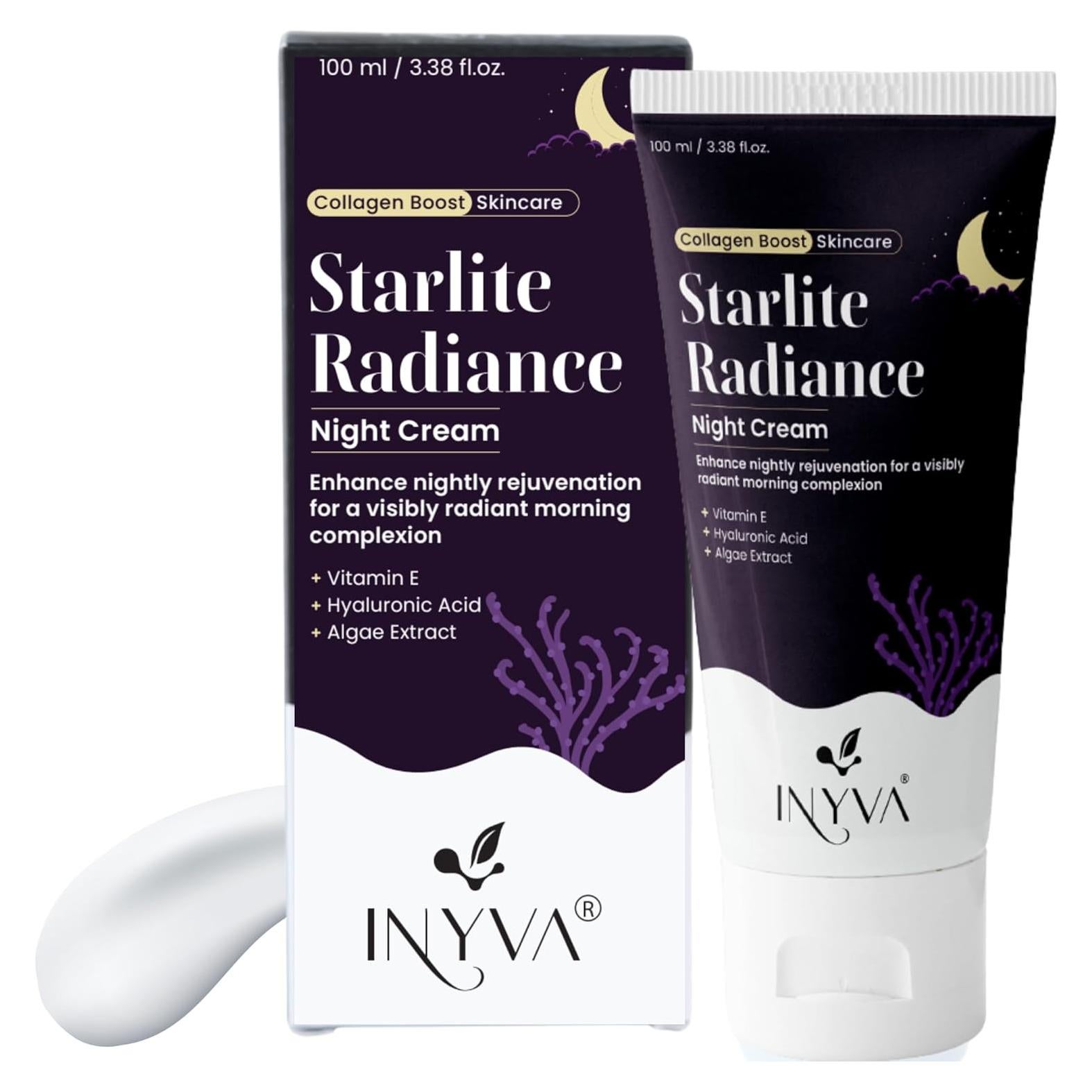 Crema Nocturna Radiancia Starlite INYVA | Hidratación Intensiva 95.7 g