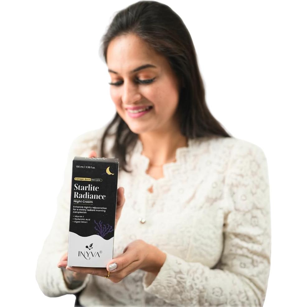 Crema Nocturna Radiancia Starlite INYVA | Hidratación Intensiva 95.7 g