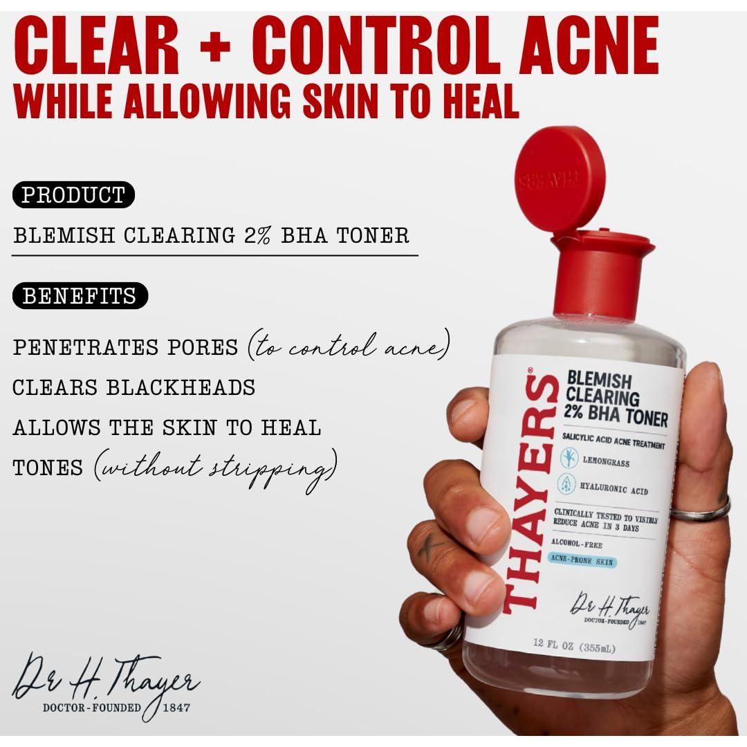 Tónico Facial Thayers para el Acné 354 ml con 2% Ácido Salicílico