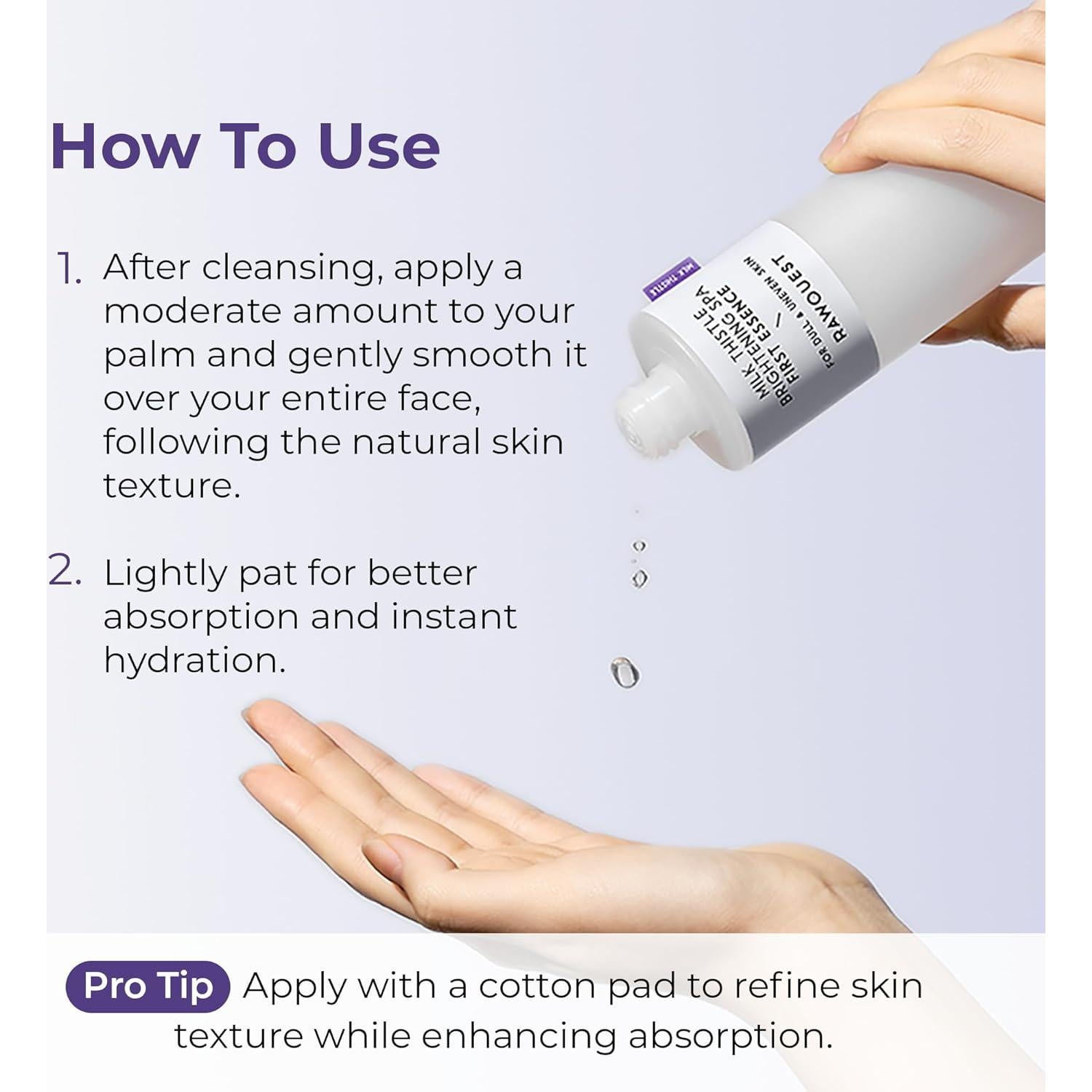 Esencia Tónico RAWQUEST 200ml Cardo Lechoso Hidratante