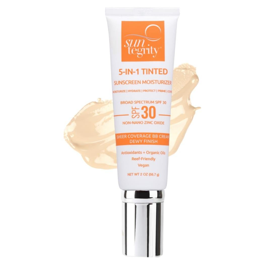 Protector Solar Mineral Tinteado Suntegrity 5 en 1 SPF 30 - Claro