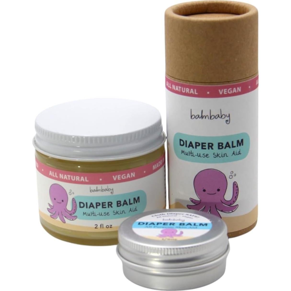 Bálsamo para Pañales Balm Baby - Crema Natural Vegana 2 Unidades