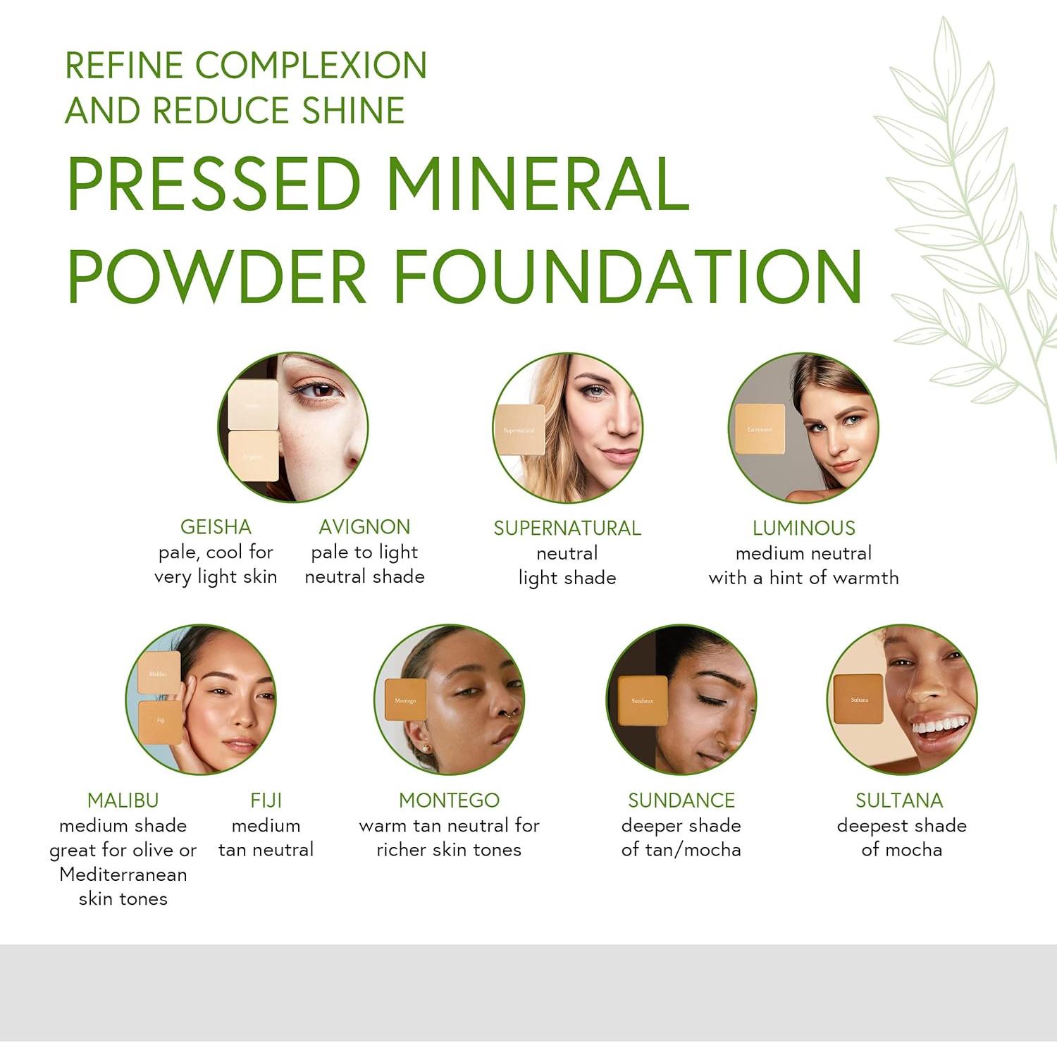 Base en Polvo Mineral Prensado Honeybee Gardens Geisha 7.5g