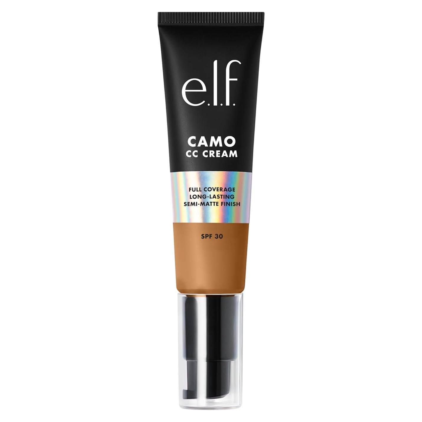 Crema Camo CC e.l.f. SPF 30 Cobertura Completa Bronceado 400 W
