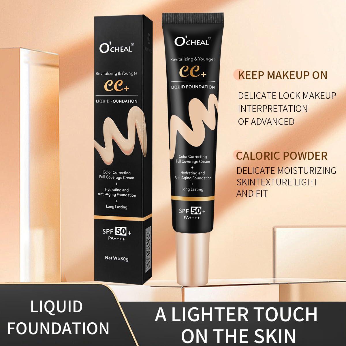 Crema CC O'CHEAL Marfil SPF 50+ Hidratante y Correctora