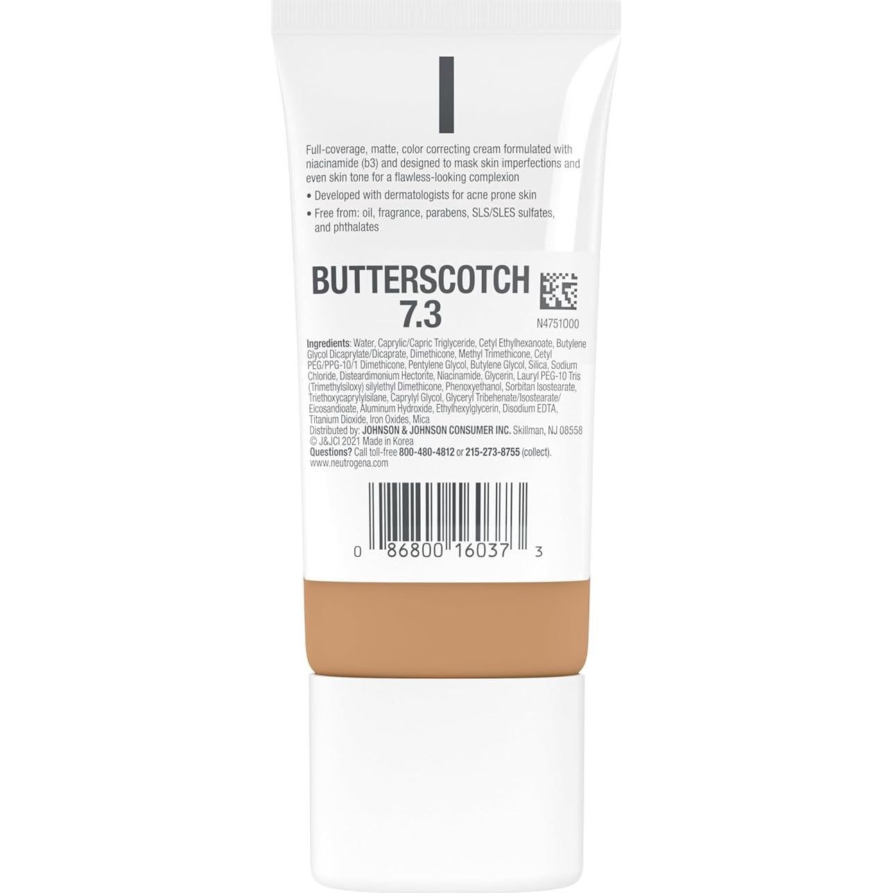 Crema CC Mate Perfecta Neutrogena 28.35 g Butterscotch 7.3