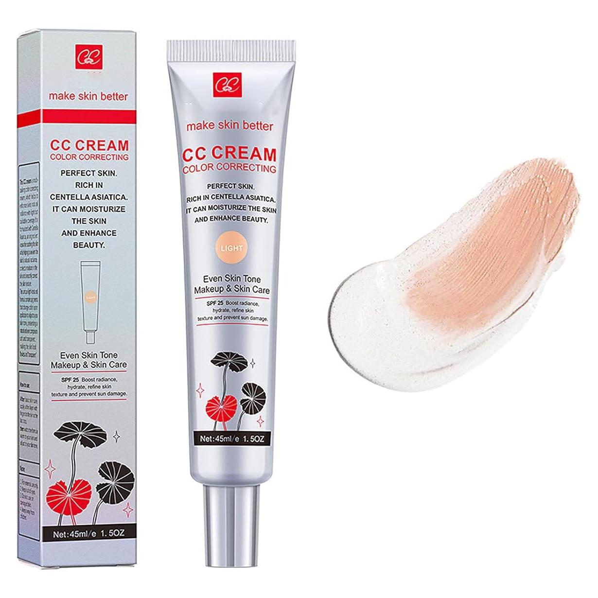 Crema CC Correctora de Color wwaiwenl 30 ml SPF 25 Hidratante