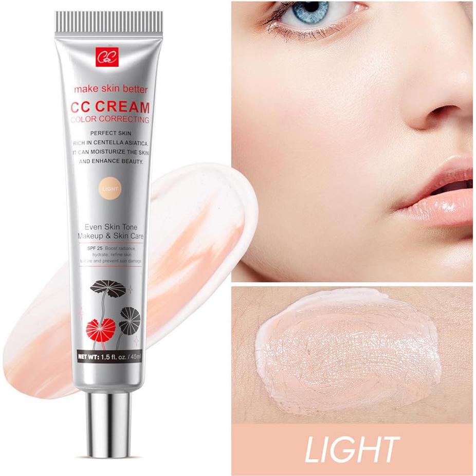 Crema CC Correctora de Color wwaiwenl 30 ml SPF 25 Hidratante