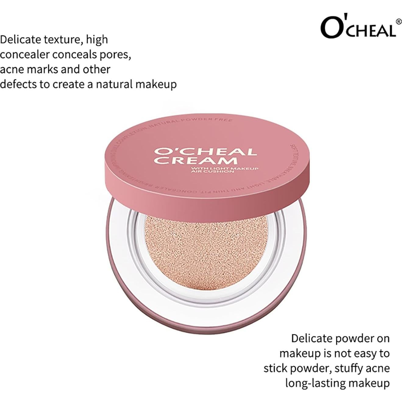 O'CHEAL CC Cream Cushion Foundation Hidratante IVORY 68g