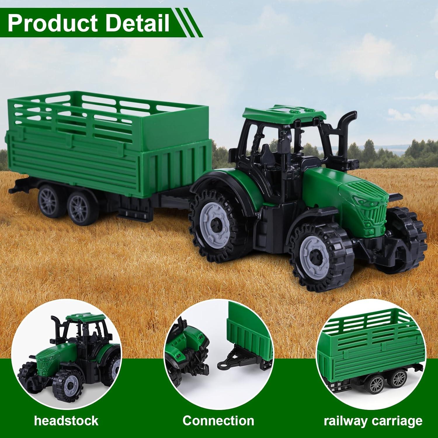 Camión de Granja ZHFUYS 23 Piezas para Niños 3 Años