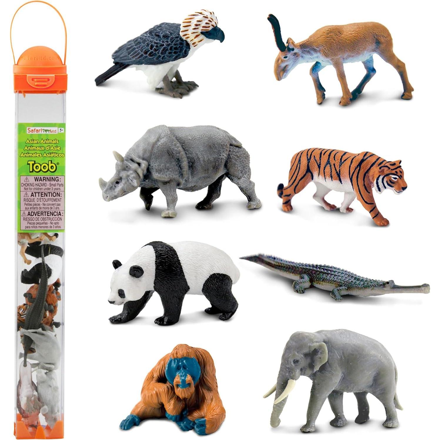 Safari Ltd. Conjunto TOOB Animales Europa, Asia y América - 29 Figuras