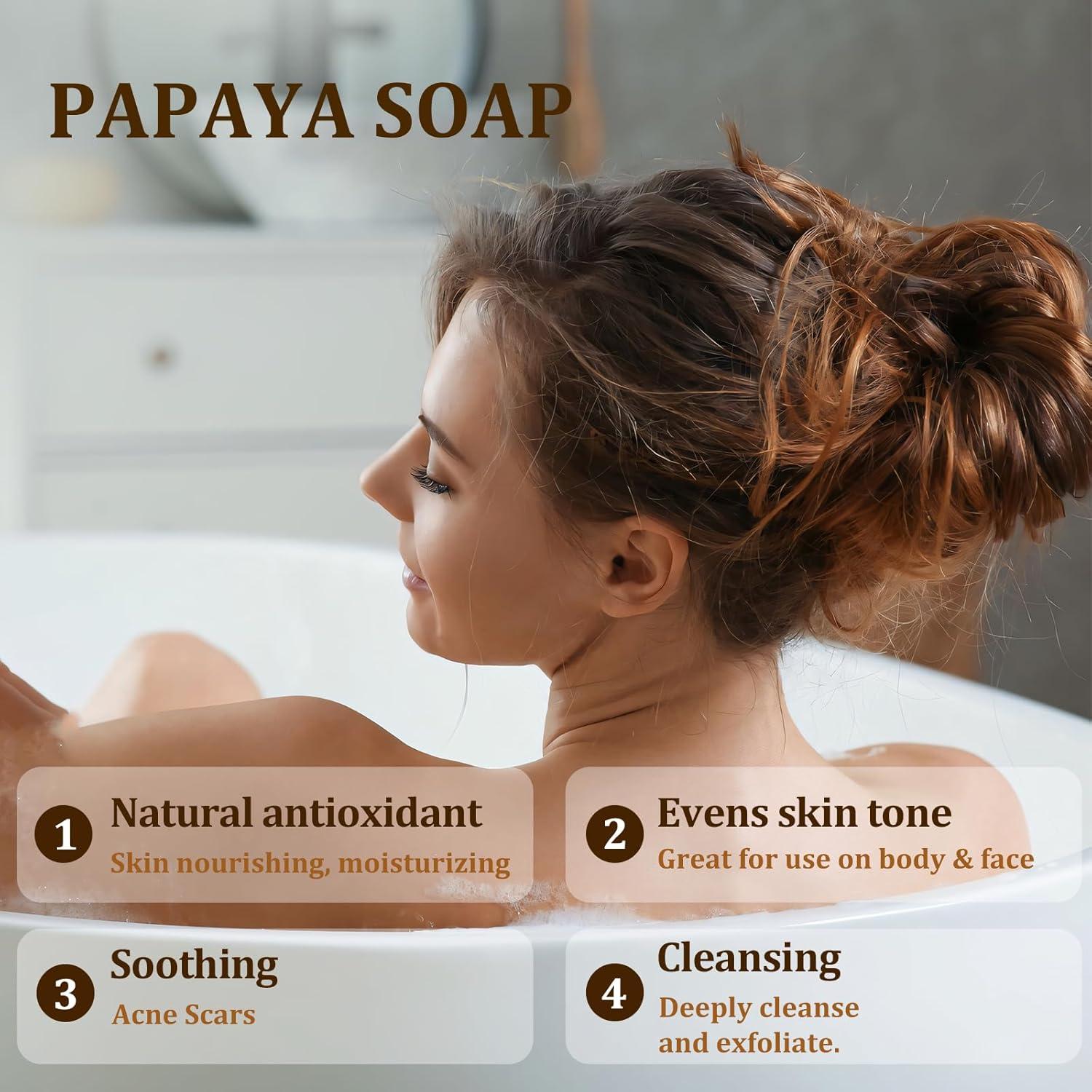 Jabón Natural PALFICAB con Papaya y Manteca de Karité 298 g