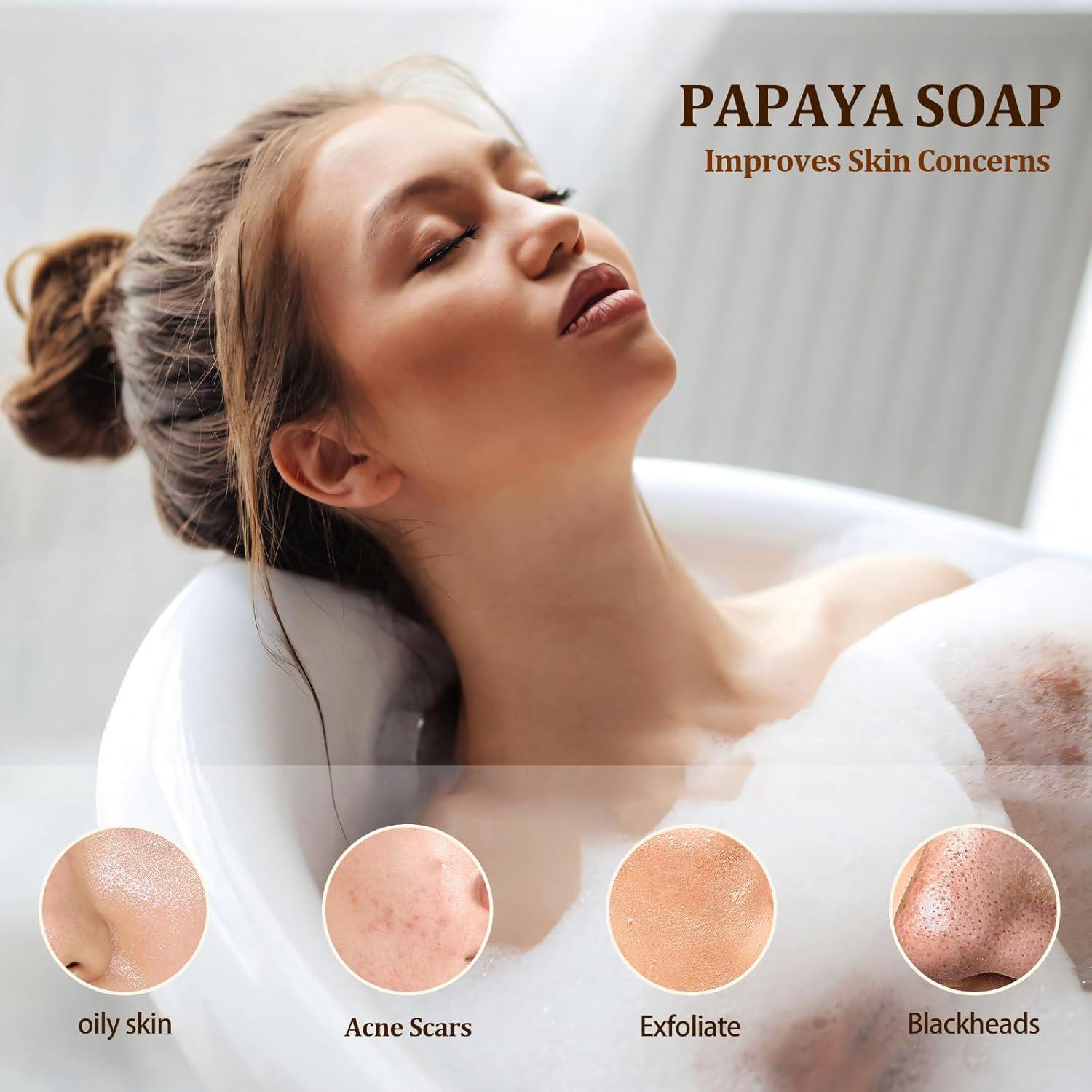 Jabón Natural PALFICAB con Papaya y Manteca de Karité 298 g