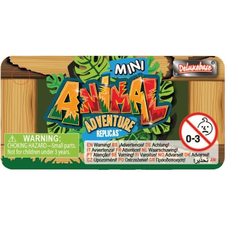 Mini Figura de Serpiente Verde Deluxebase - Juguete Educativo