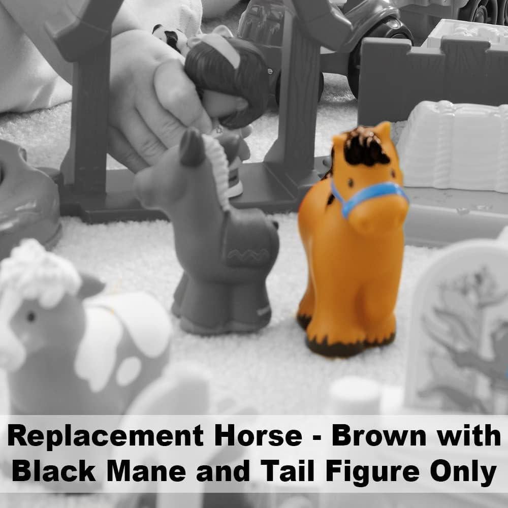 Caballo de Reemplazo Marrón para Fisher-Price CBG45