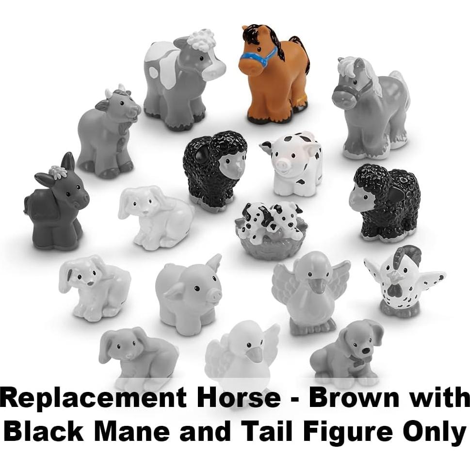 Caballo de Reemplazo Marrón para Fisher-Price CBG45