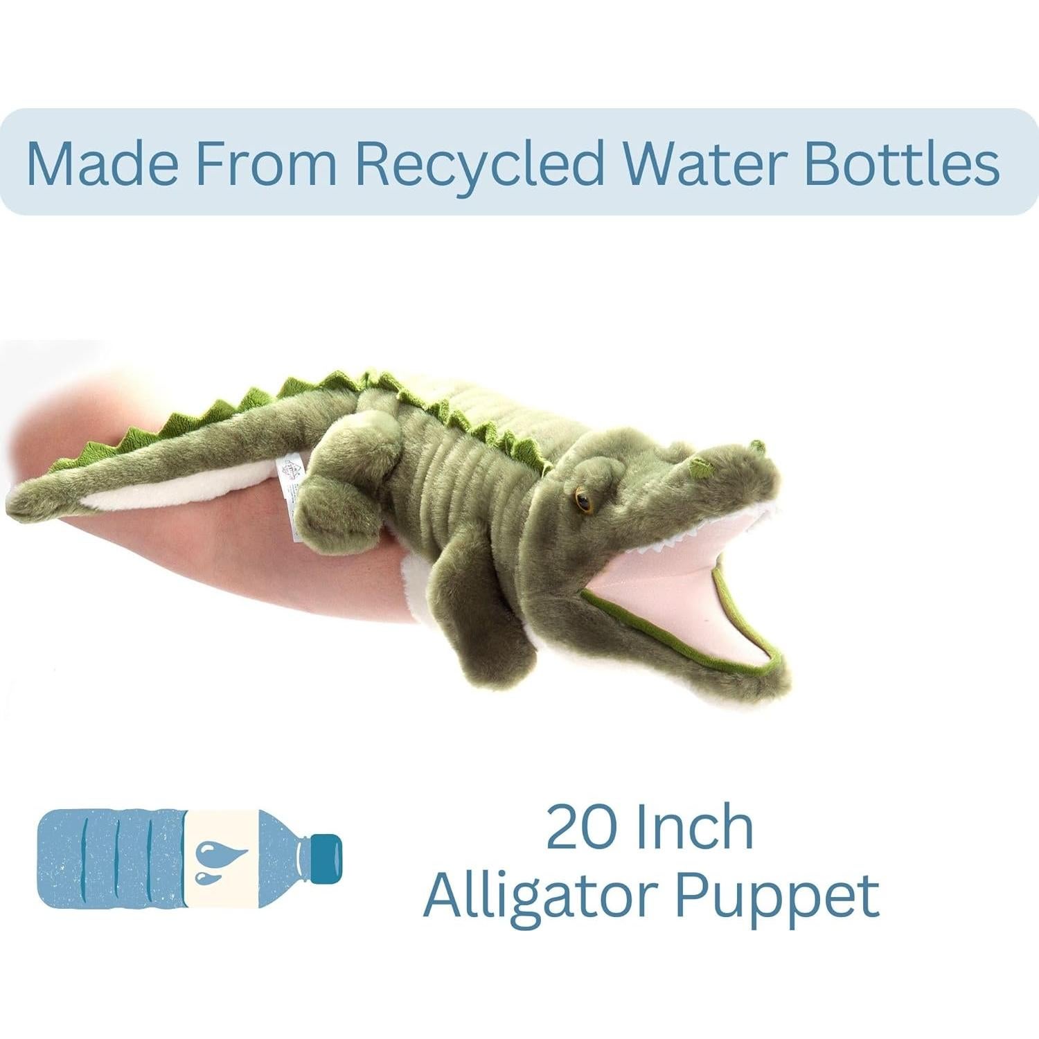 Títere de Mano Cocodrilo The Petting Zoo 51 cm Peluche
