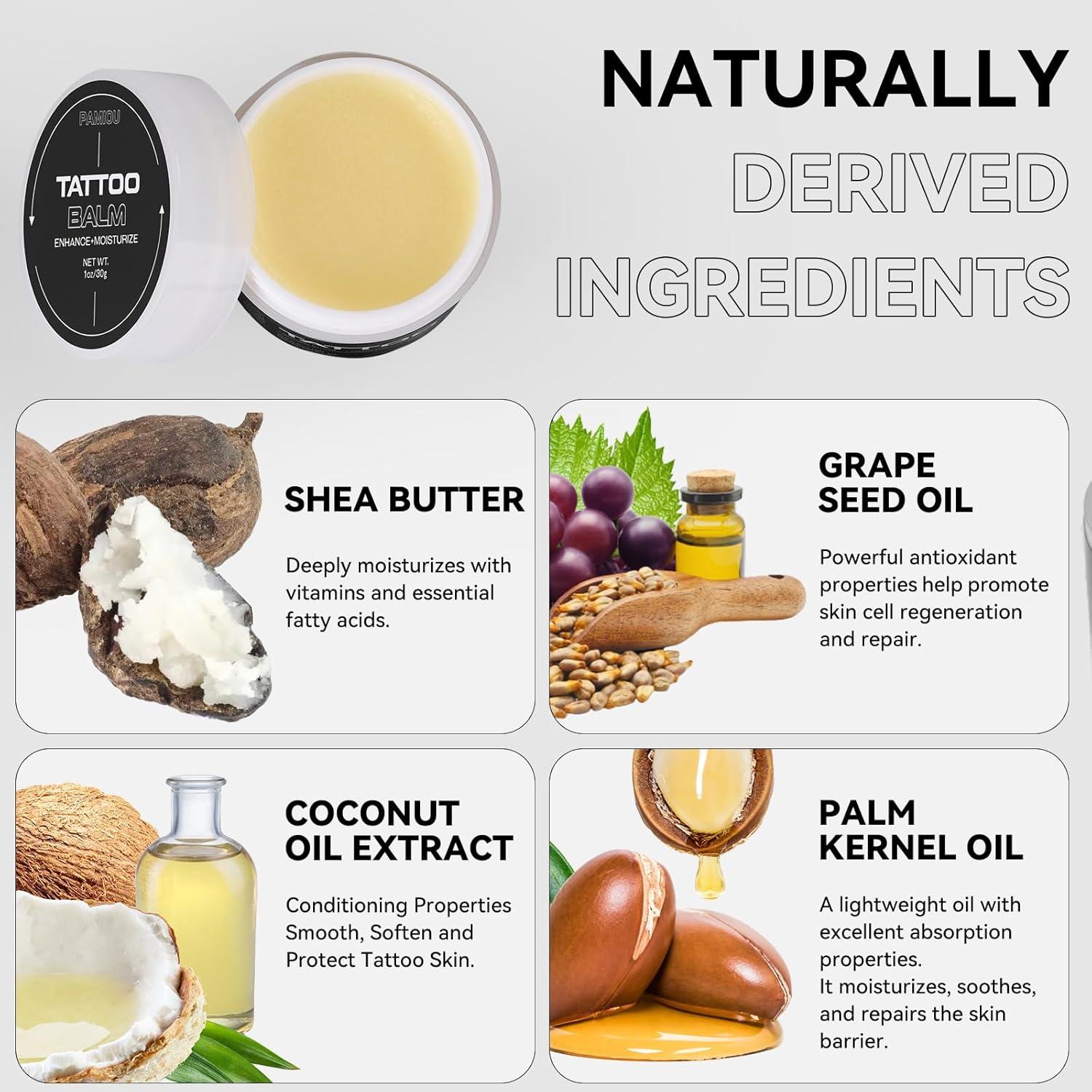Bálsamo Hidratante Pamiou para Tatuajes 30ml - Natural