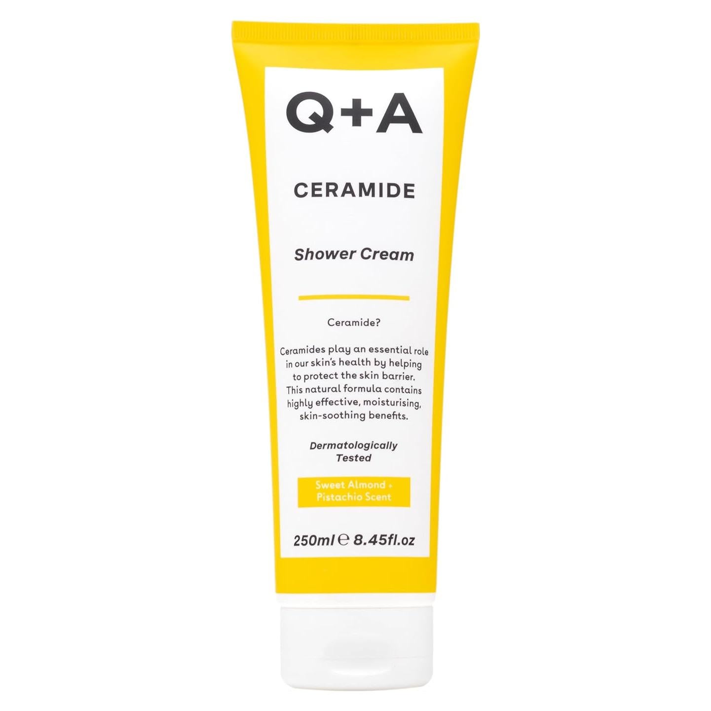 Crema de Ducha Q+A 250ml con Ceramidas de Piña y Escualano