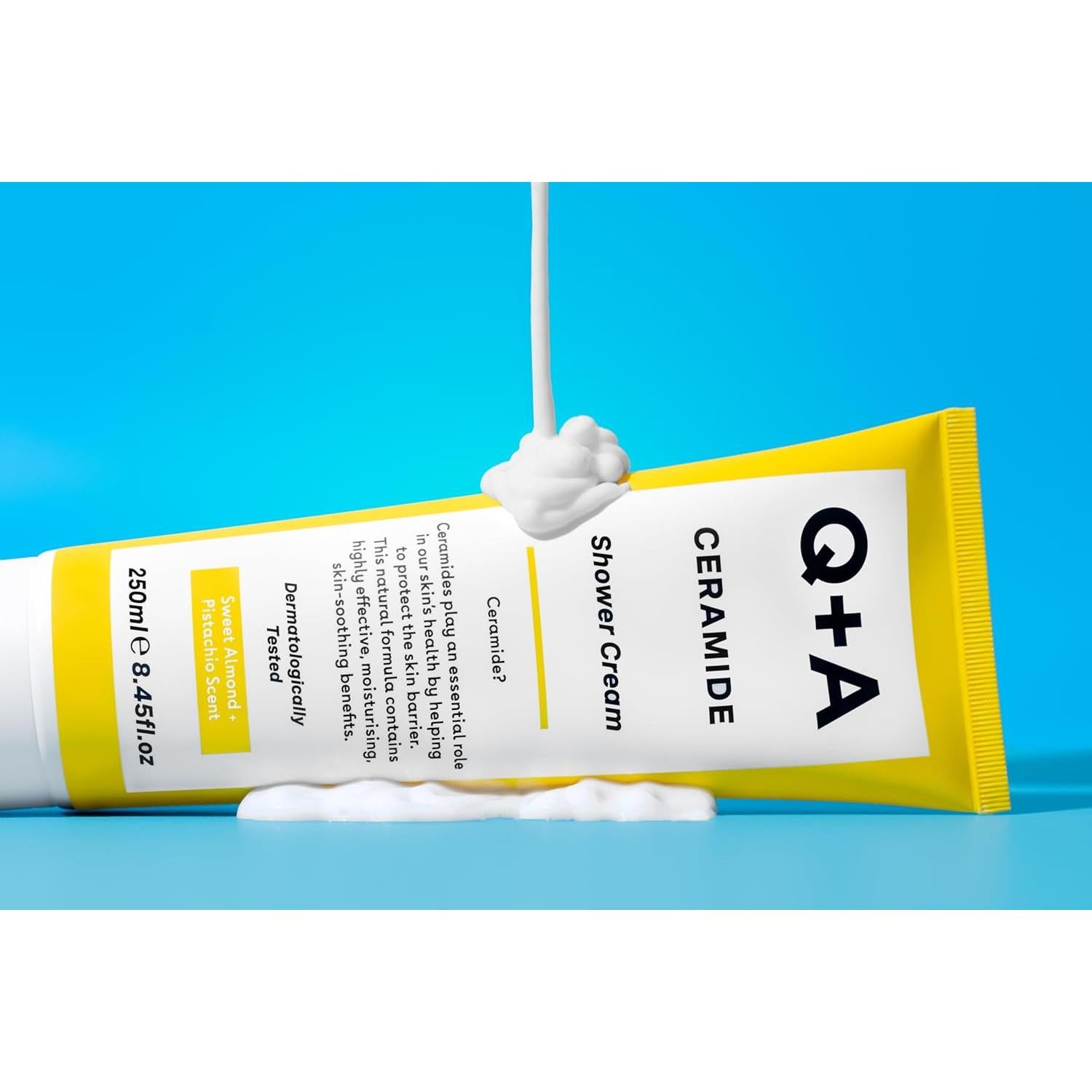 Crema de Ducha Q+A 250ml con Ceramidas de Piña y Escualano