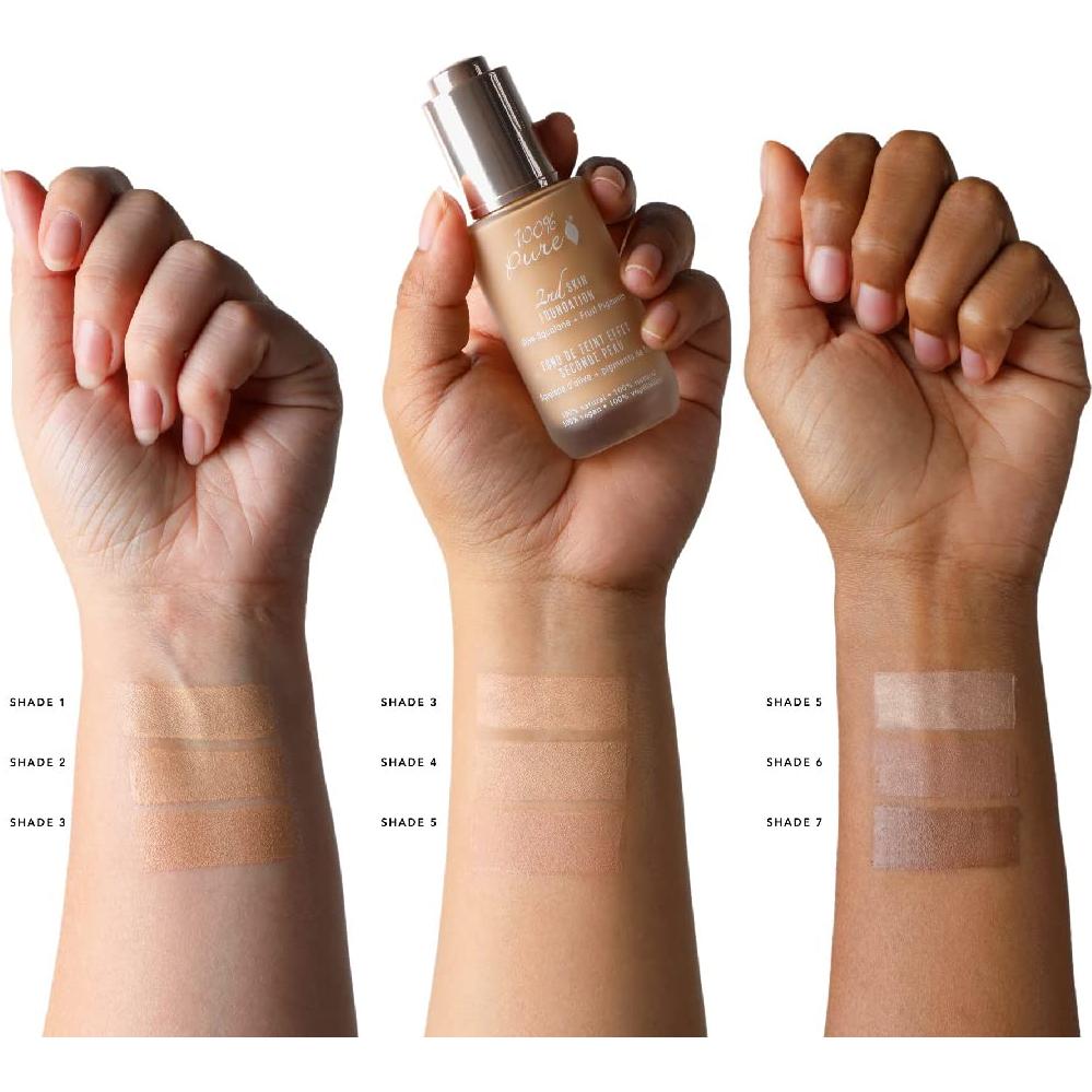 Base de Maquillaje Líquida 100% PURO Sombra 1 Vegana 34.9 ml