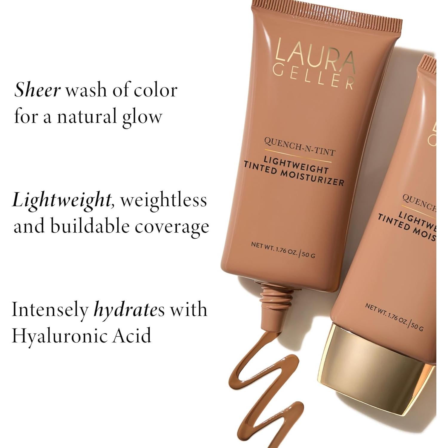 Base Hidratante Quench-n-Tint Laura Geller 52 ml - Cobertura Media