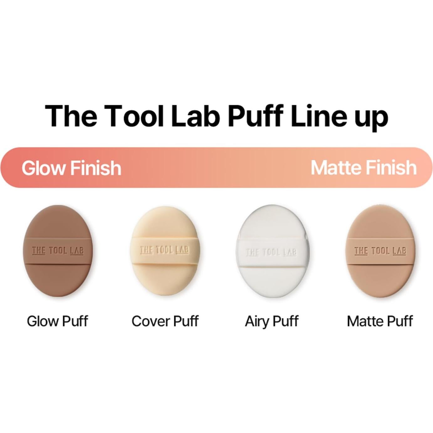 Puff de Maquillaje THE TOOL LAB Rubycell 5.3 cm - Corea
