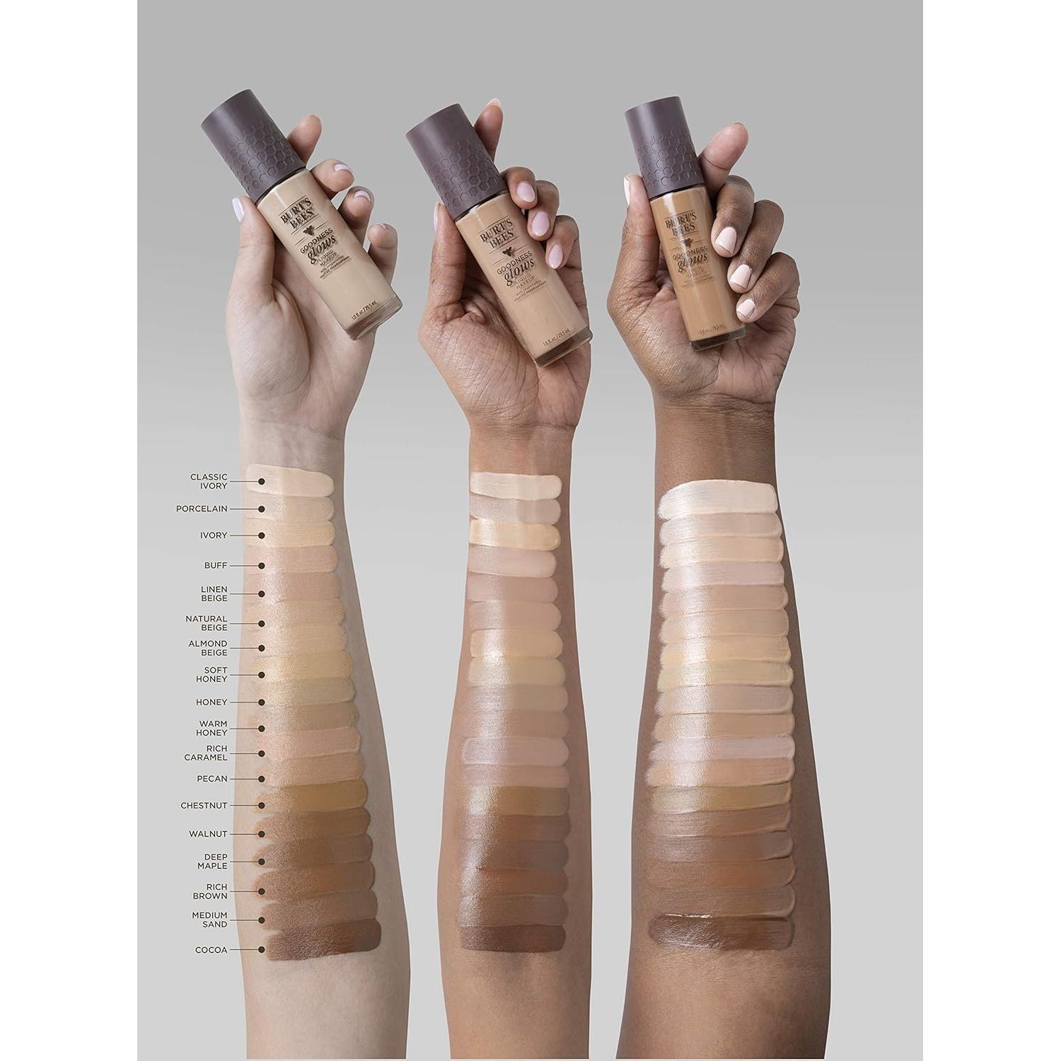 Base Líquida Burt's Bees Goodness Glows Miel Suave 28.35g (2 Pzs)