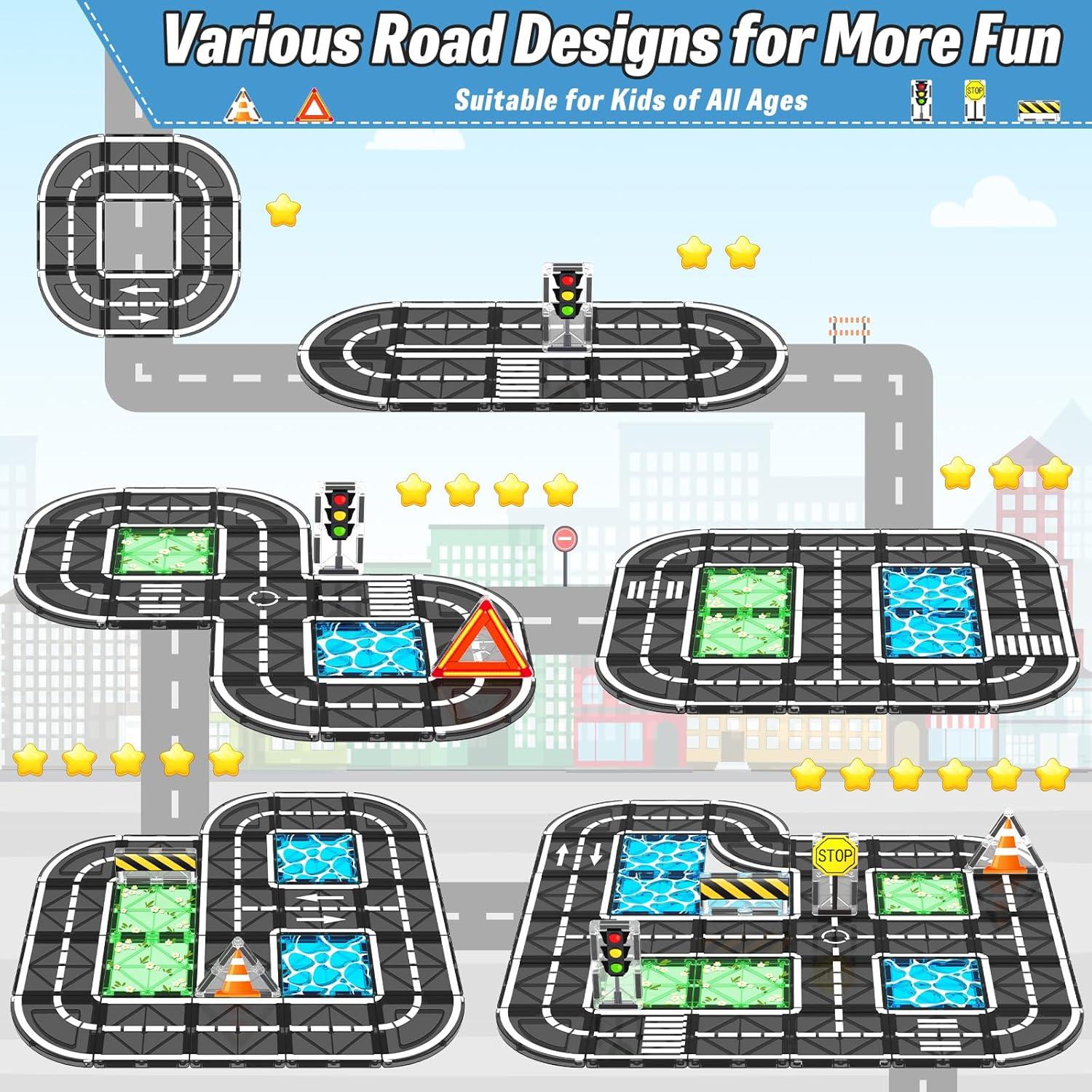 BigShu 148PCS Azulejos Magnéticos Educativos para Niños