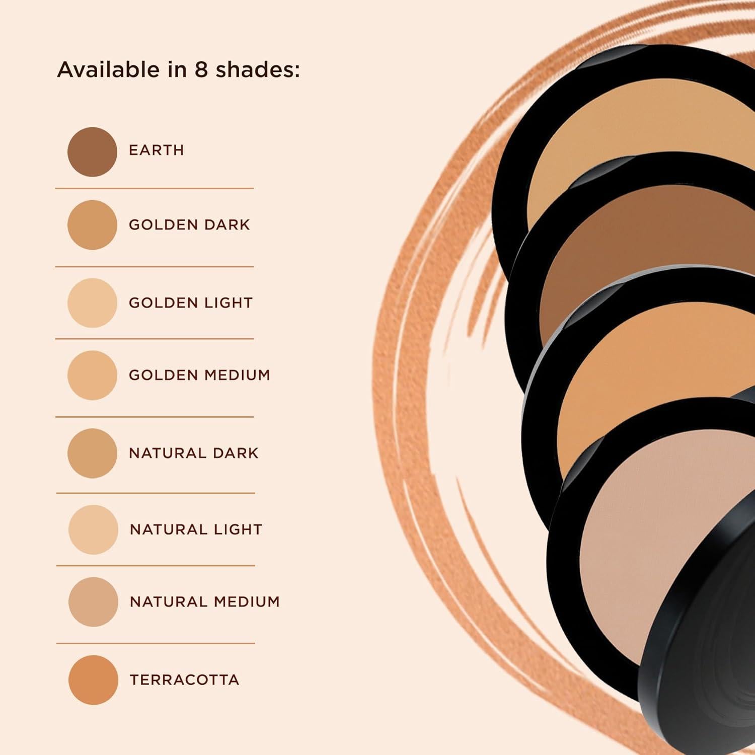 Base de Maquillaje en Polvo Osmosis - Cobertura Media a Completa - 8 Tonos