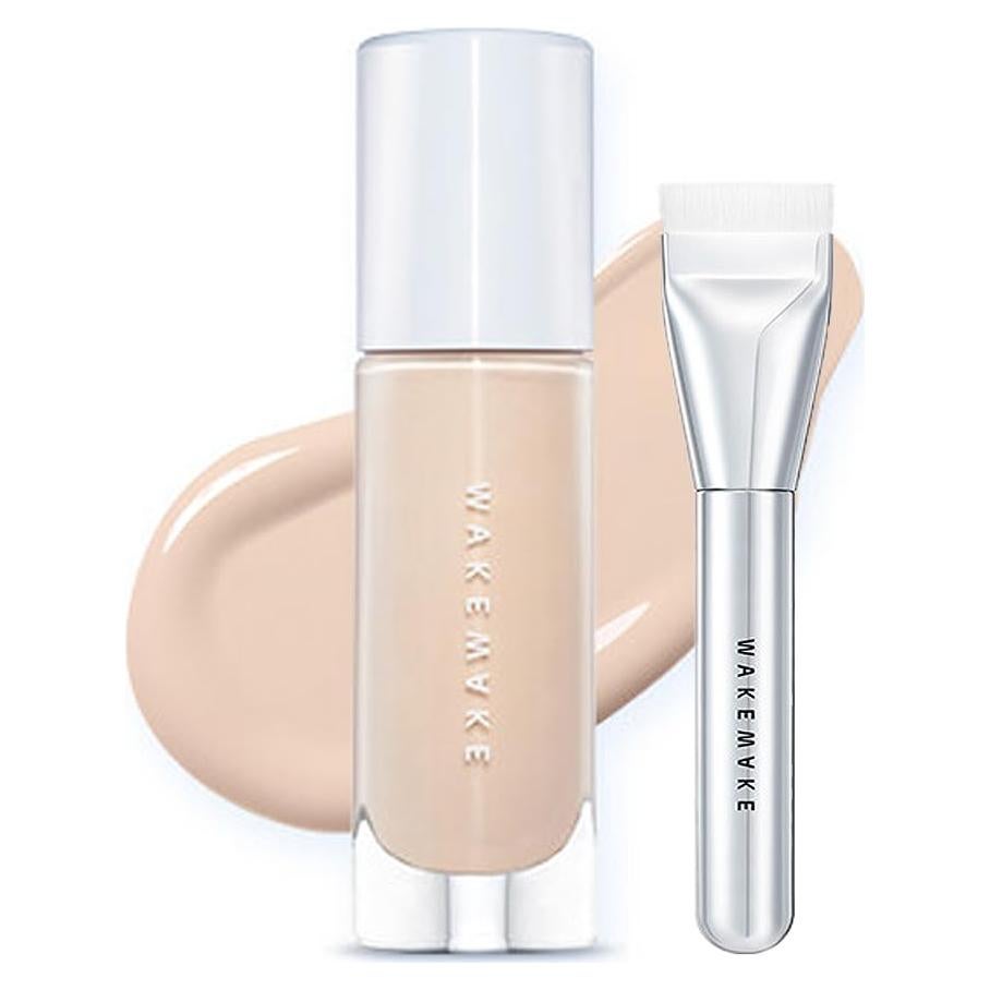 Base de Maquillaje Wakemake Water Glow 30ml 23 Beige + Brocha