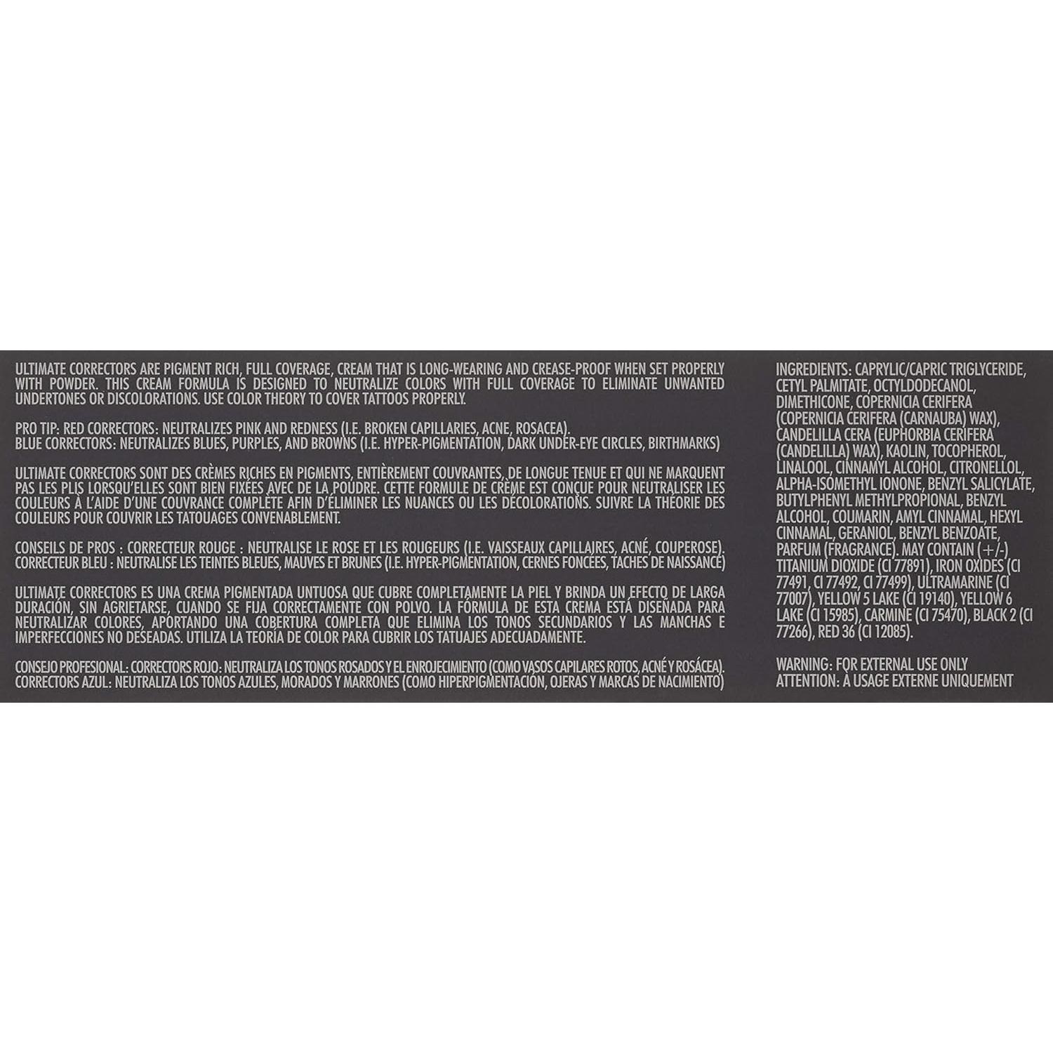 Paleta Correctora 5-En-1 Cinema Secrets - Cobertura Construible