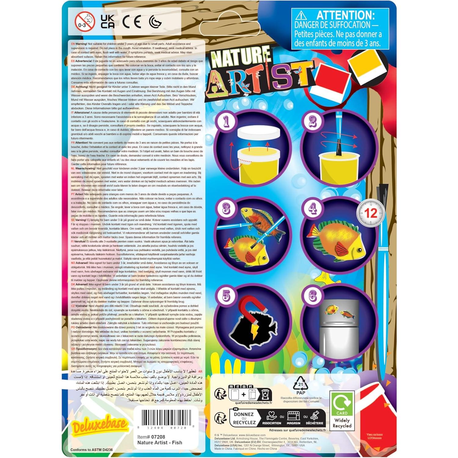 Kit de Pintura de Peces Deluxebase - Manualidades Creativas