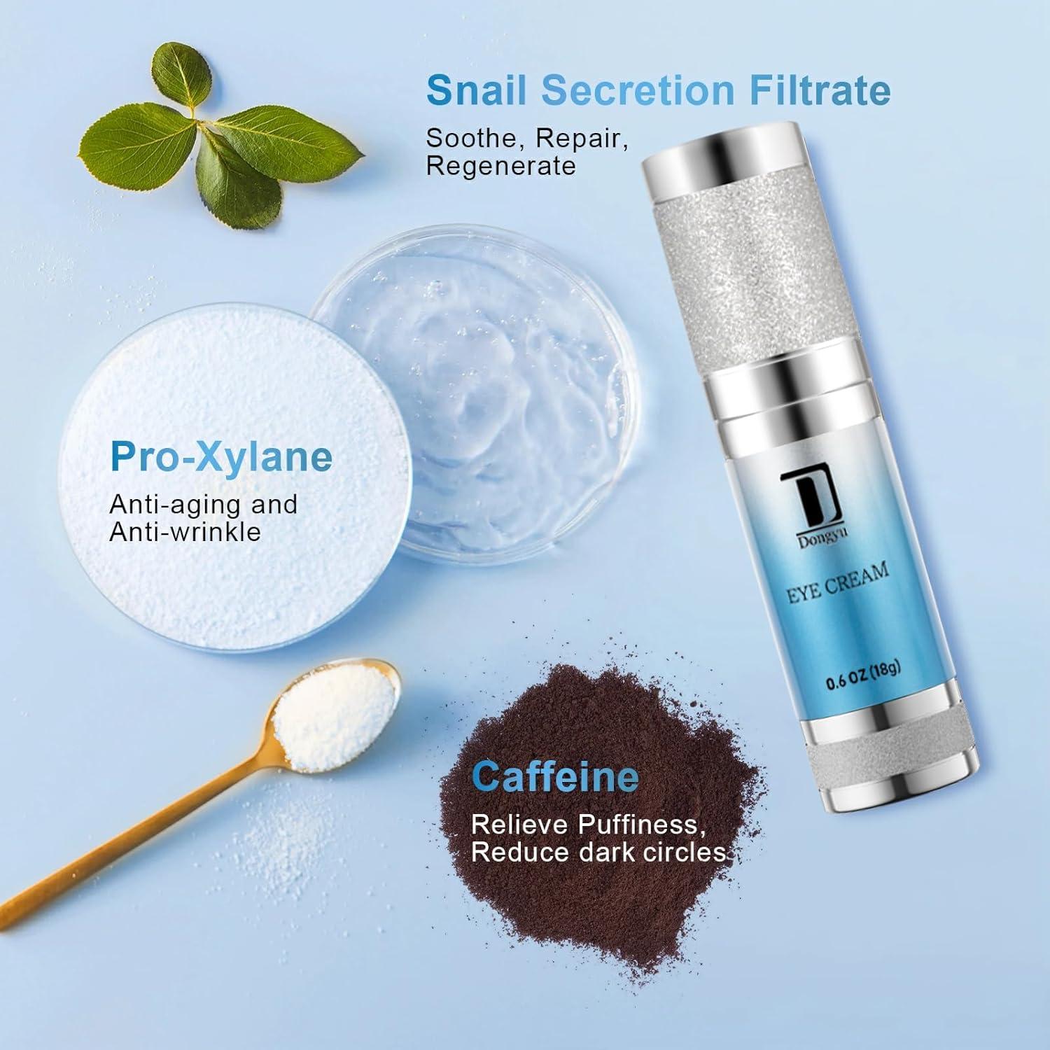 Crema para Ojos Anti-Envejecimiento Dongyu 68g con Mucina de Caracol