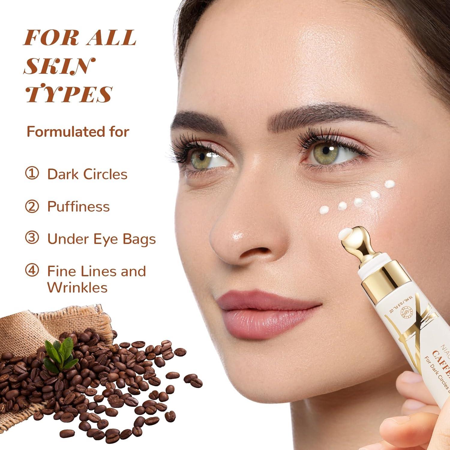 Crema para Ojos ANAI RUI con Café y Niacinamida 30g