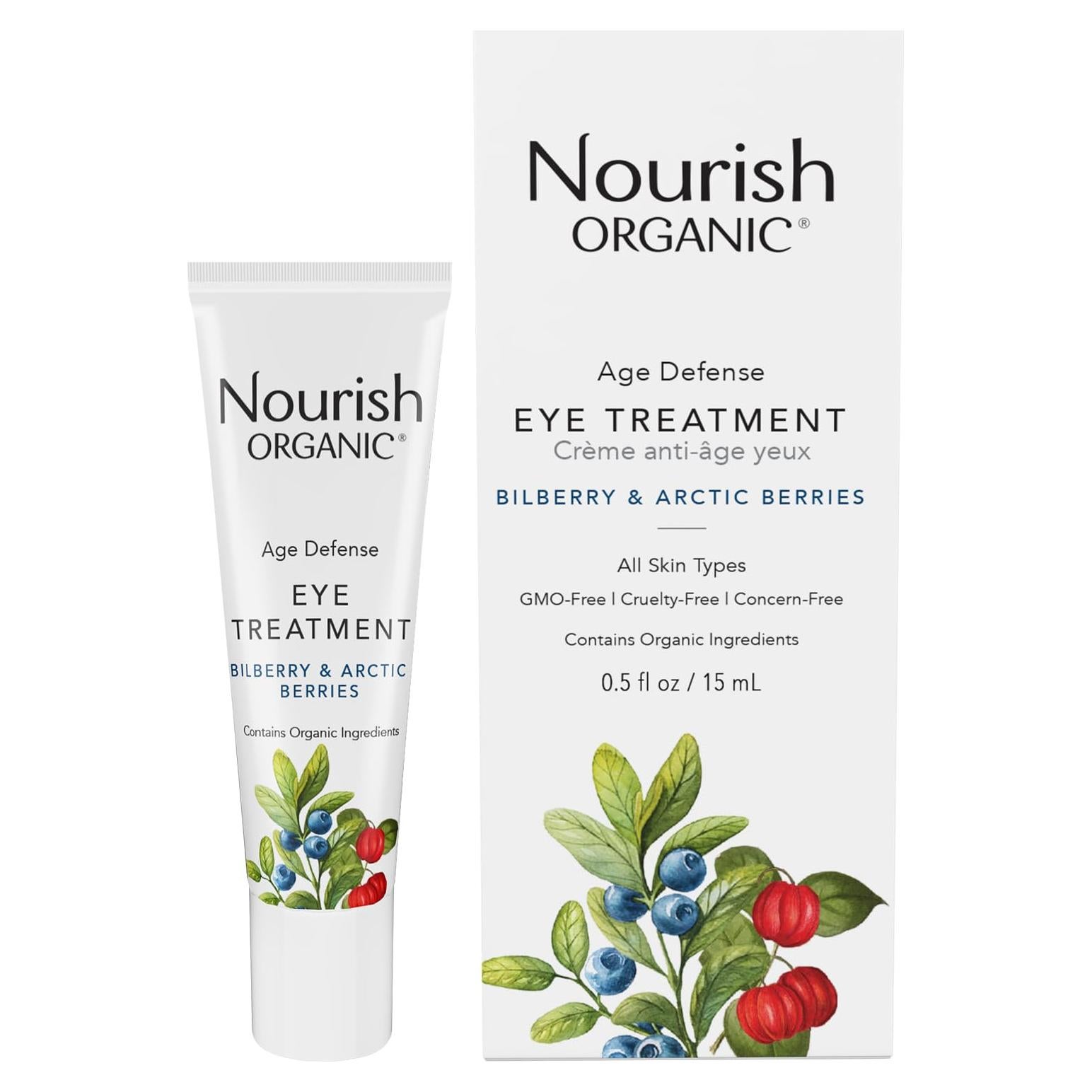 Crema Contorno de Ojos Nourish Organic Anti-Envejecimiento 15ml
