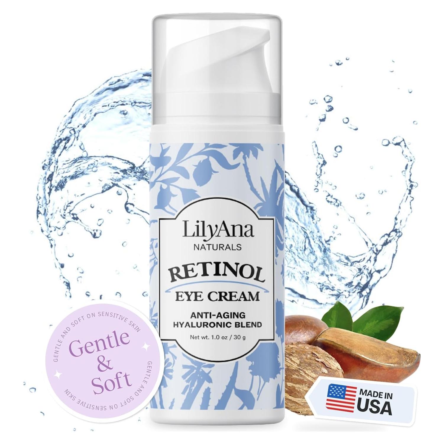 Crema para Ojos LilyAna Naturals 28g - Antienvejecimiento y Ojeras