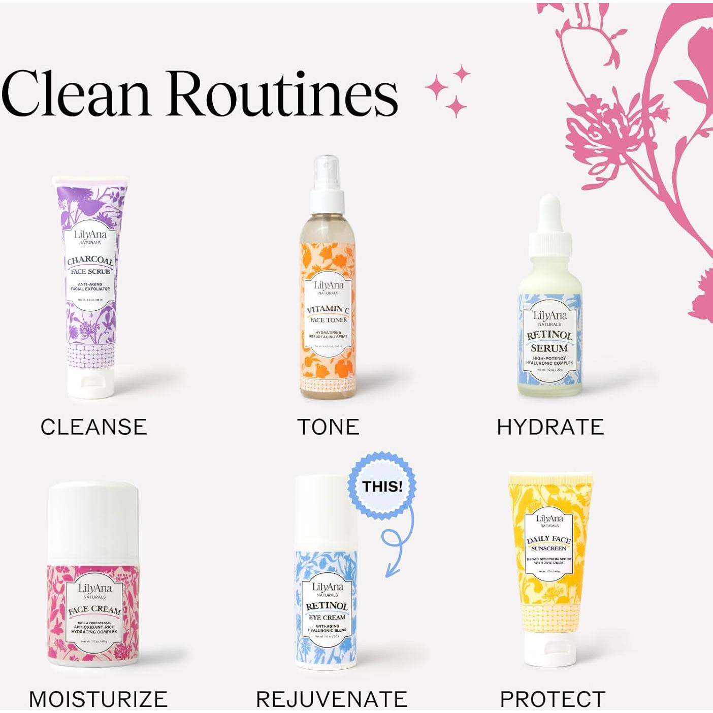 Crema para Ojos LilyAna Naturals 28g - Antienvejecimiento y Ojeras