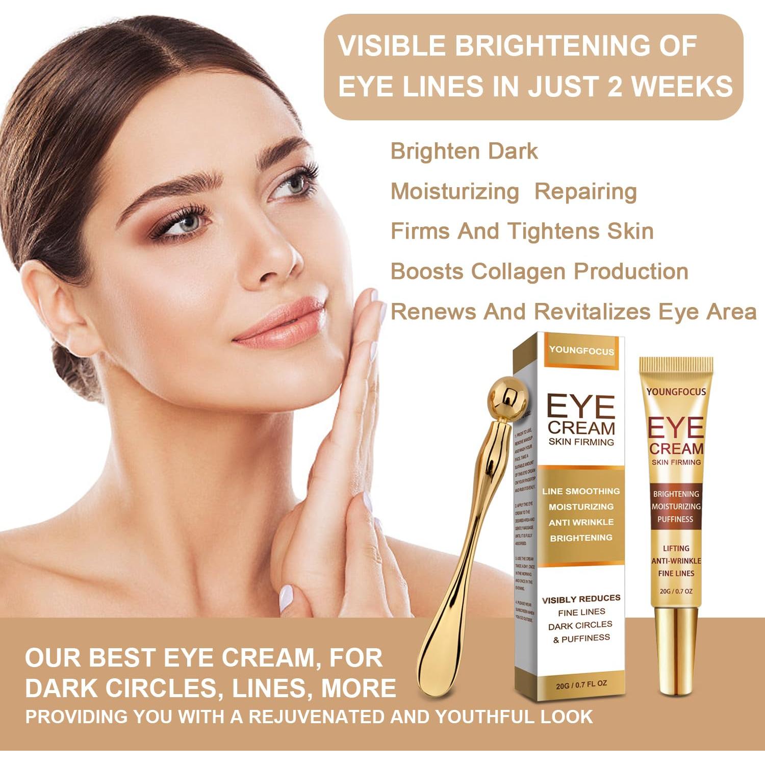 Crema para Ojos Anti Envejecimiento Youngfocus con Retinol 60g