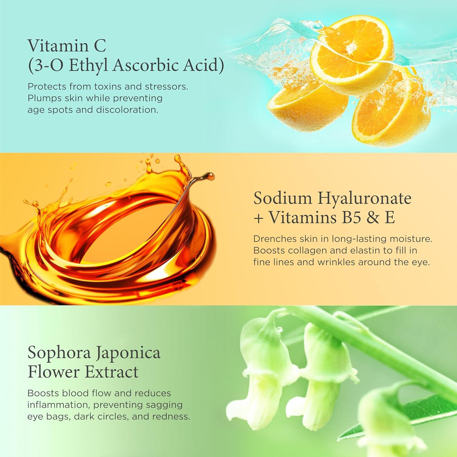 Crema para Ojos Lily Sado Citrus Kiss 28g - Antioxidantes y Péptidos