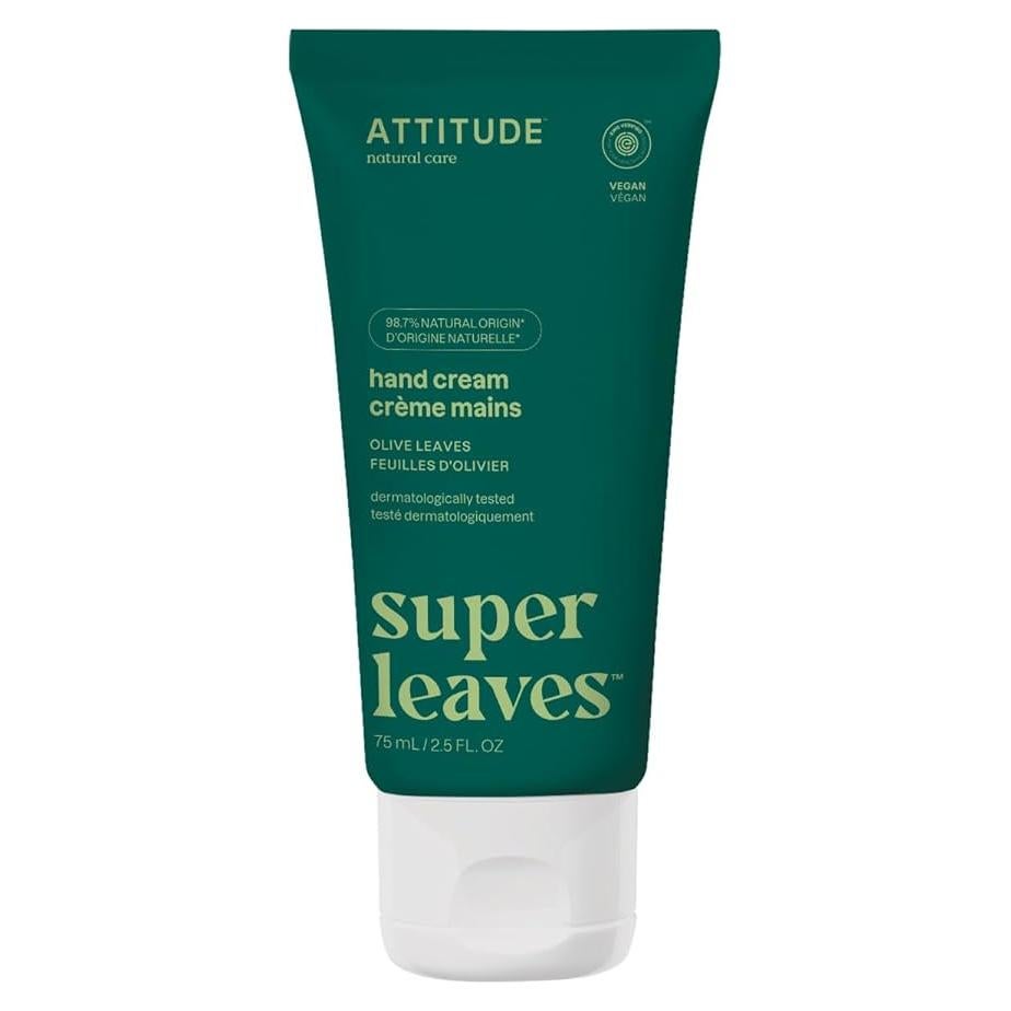 Crema de Manos ATTITUDE 73.93g Vegana Hojas de Olivo EWG