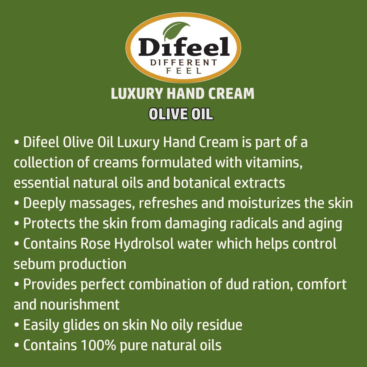 Crema de Manos Difeel 42 ml con Aceite de Oliva y Vitamina E