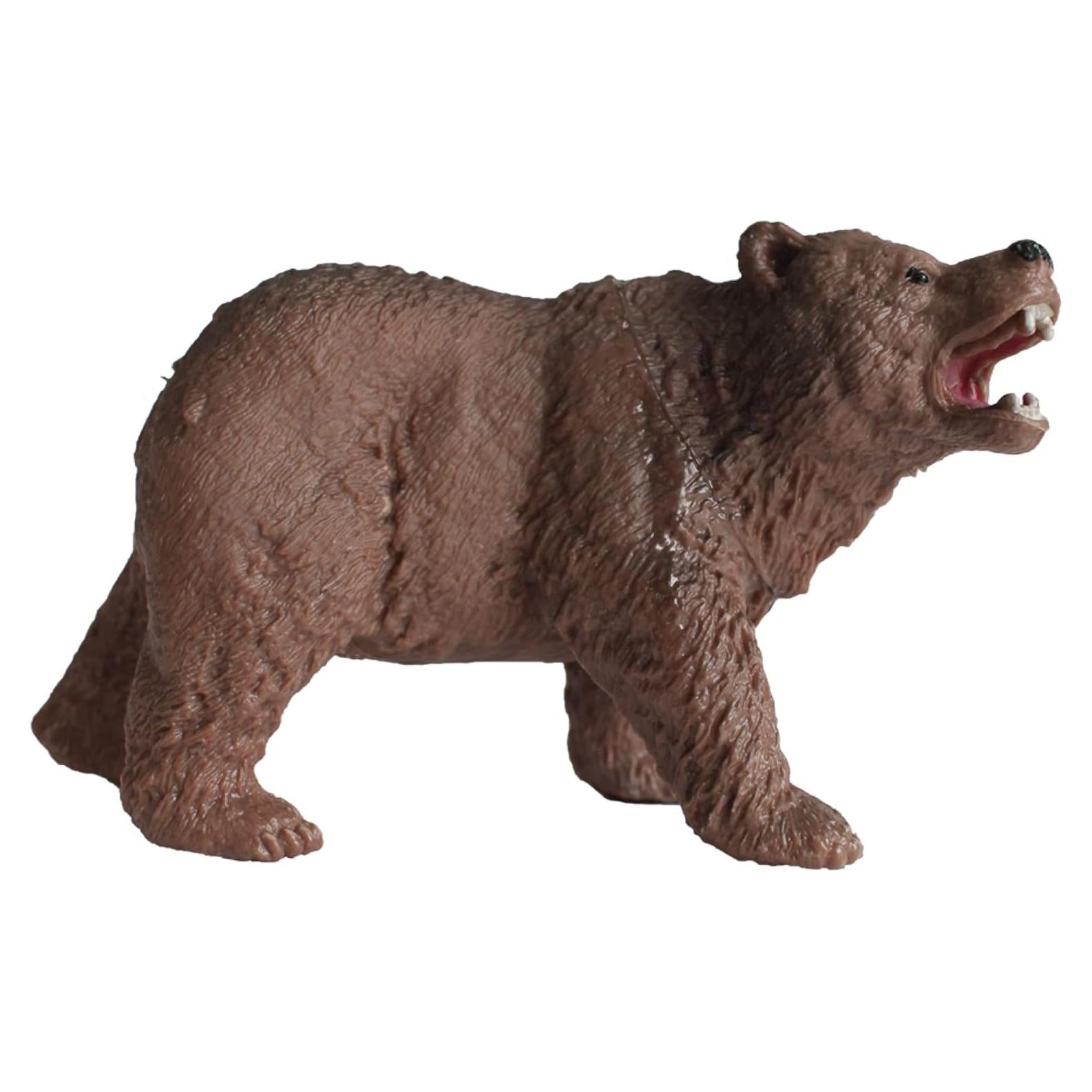Figura Mini Oso Pardo Deluxebase Pintada a Mano 6.5cm