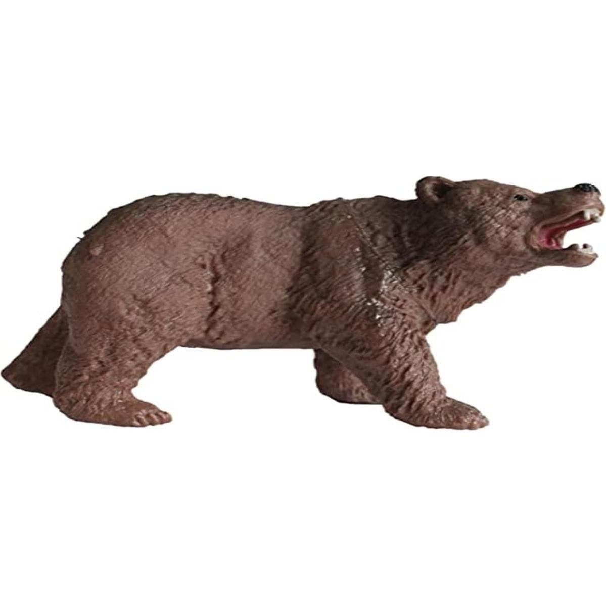Figura Mini Oso Pardo Deluxebase Pintada a Mano 6.5cm