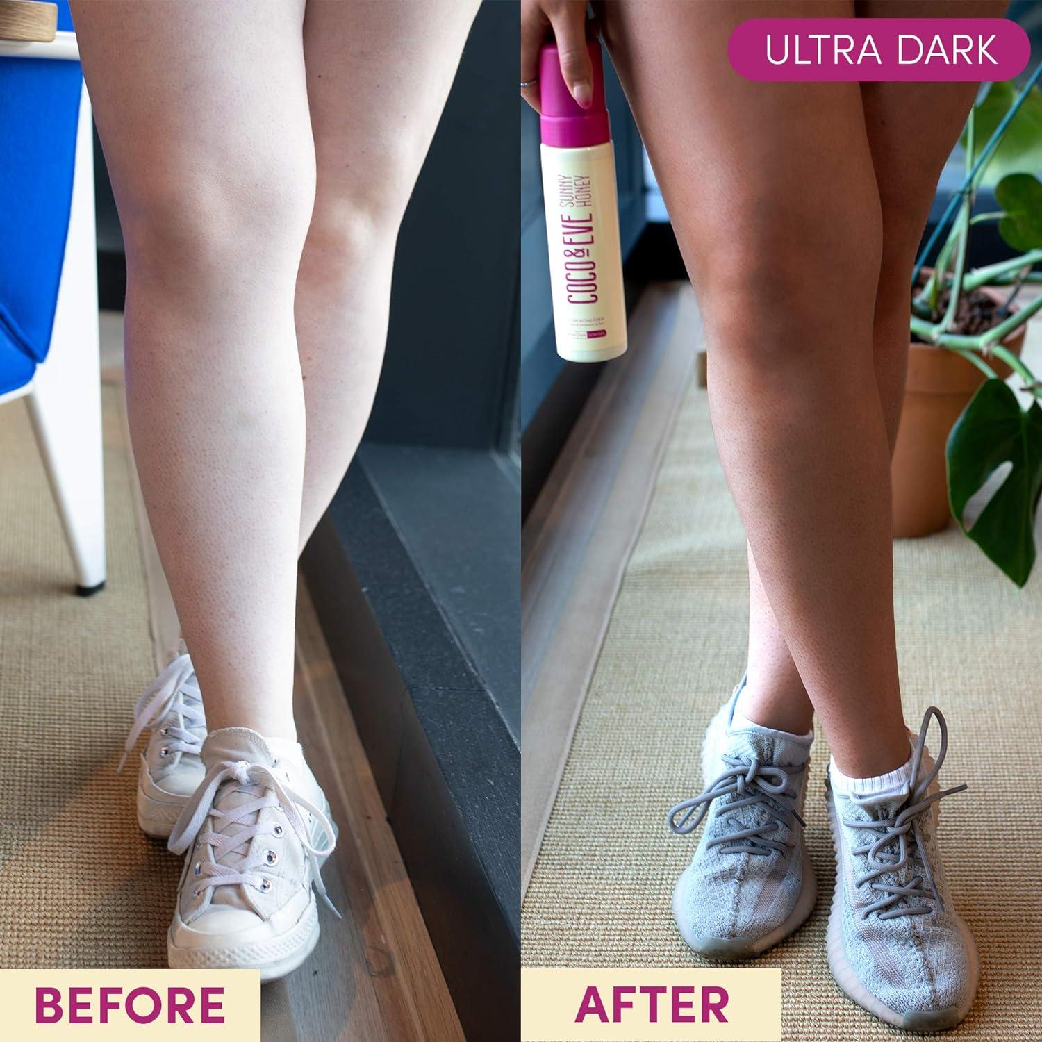 Mousse bronceadora Coco & Eve Sunny Honey Oscuro 450g